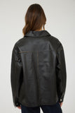 Presley Faux Leather Jacket (Black)