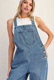 Wait A Minute Denim Overalls