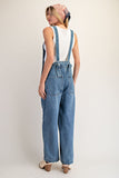 Wait A Minute Denim Overalls