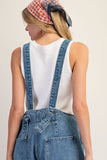Wait A Minute Denim Overalls