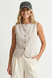 Chelly Vest Top (Tan)