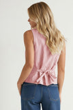 Chelly Vest Top (Pink)