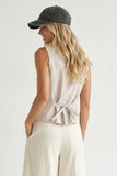 Chelly Vest Top (Tan)