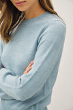 Kim Wool Blended Sweater (Retro Blue)