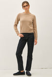 Kim Wool Blended Sweater (Mocha)