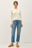 Kim Wool Blended Sweater (Cream)