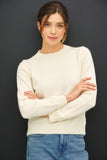 Kim Wool Blended Sweater (Cream)