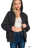 Core Comfort Zip-Up Hoodie (Black)