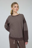 Rhodes Stripe Top (Brown)