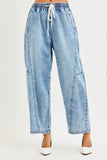 Contemporary Barrel Jean
