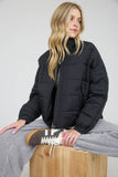 Cozy Grid Puffer