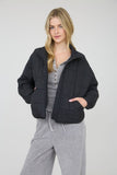 Cozy Grid Puffer