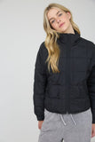 Cozy Grid Puffer