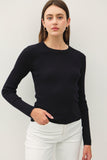 Willa Crewneck Sweater (Black)