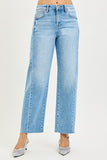 Slouchy Crop Barrel Jean