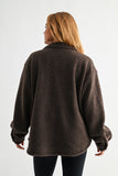 Frostline Sherpa Shacket (Brown)