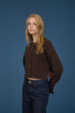 Alex Fuzzy Knit Cardigan
