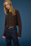 Alex Fuzzy Knit Cardigan