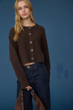 Alex Fuzzy Knit Cardigan