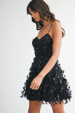 Flutter Dress (Black)