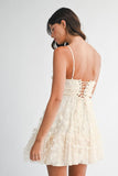 Flutter Dress (Cream)