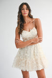 Flutter Dress (Cream)