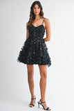 Flutter Dress (Black)