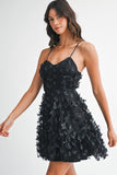 Flutter Dress (Black)