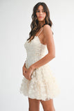 Flutter Dress (Cream)