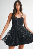 Flutter Dress (Black)