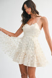 Flutter Dress (Cream)