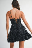 Flutter Dress (Black)