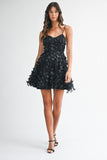 Flutter Dress (Black)
