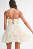 Flutter Dress (Cream)