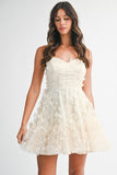 Flutter Dress (Cream)