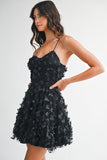 Flutter Dress (Black)
