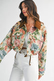 Floral Tapestry Barn Jacket