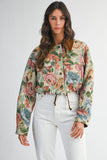 Floral Tapestry Barn Jacket