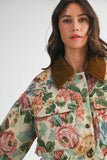 Floral Tapestry Barn Jacket