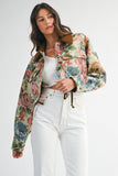 Floral Tapestry Barn Jacket