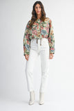 Floral Tapestry Barn Jacket