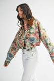 Floral Tapestry Barn Jacket