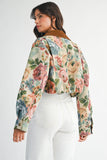 Floral Tapestry Barn Jacket