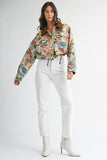 Floral Tapestry Barn Jacket