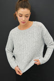 Studio Cable Knit Sweater (H Grey)