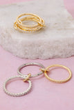 3 Piece Linked Band Rings