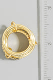 Gold Dipped Pave Linked Band Rings
