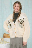 Wildflower Embroidery Cardigan