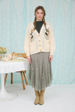 Wildflower Embroidery Cardigan