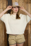 Clara Crew Neck Knit (Ivory)